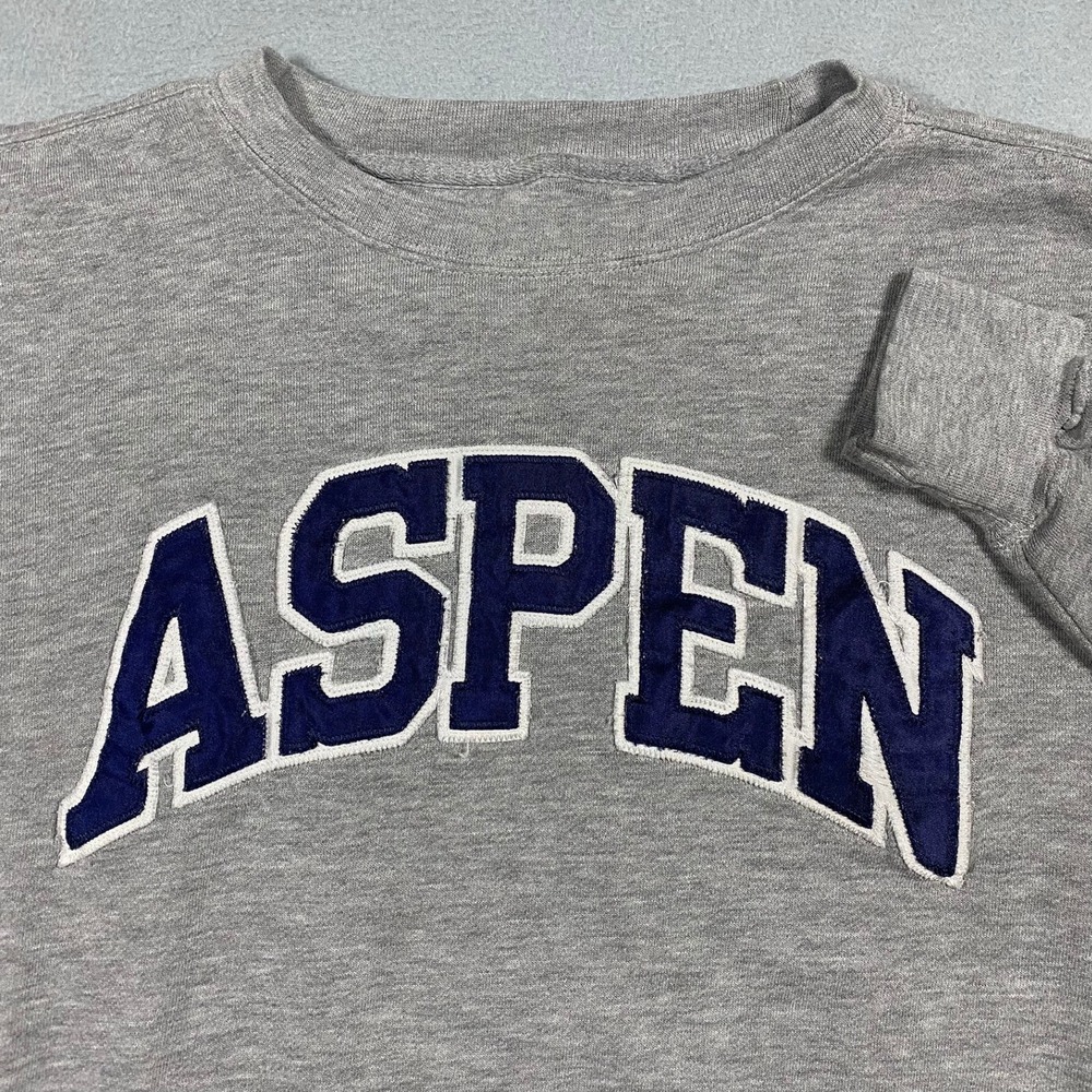 Jansport Aspen Colorado Crewneck Sweatshirt Mens Large Applique Pullover